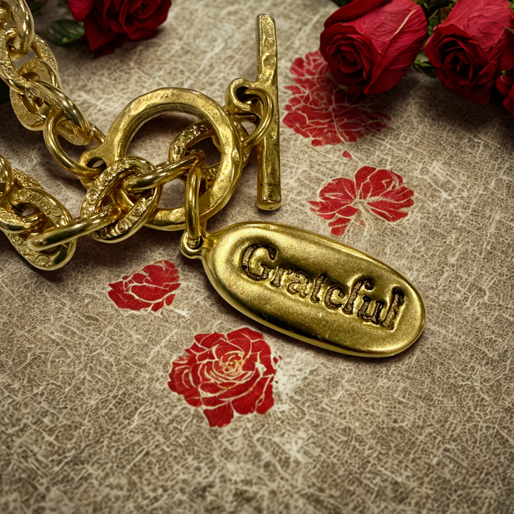 Grateful Toggle Chain Necklace