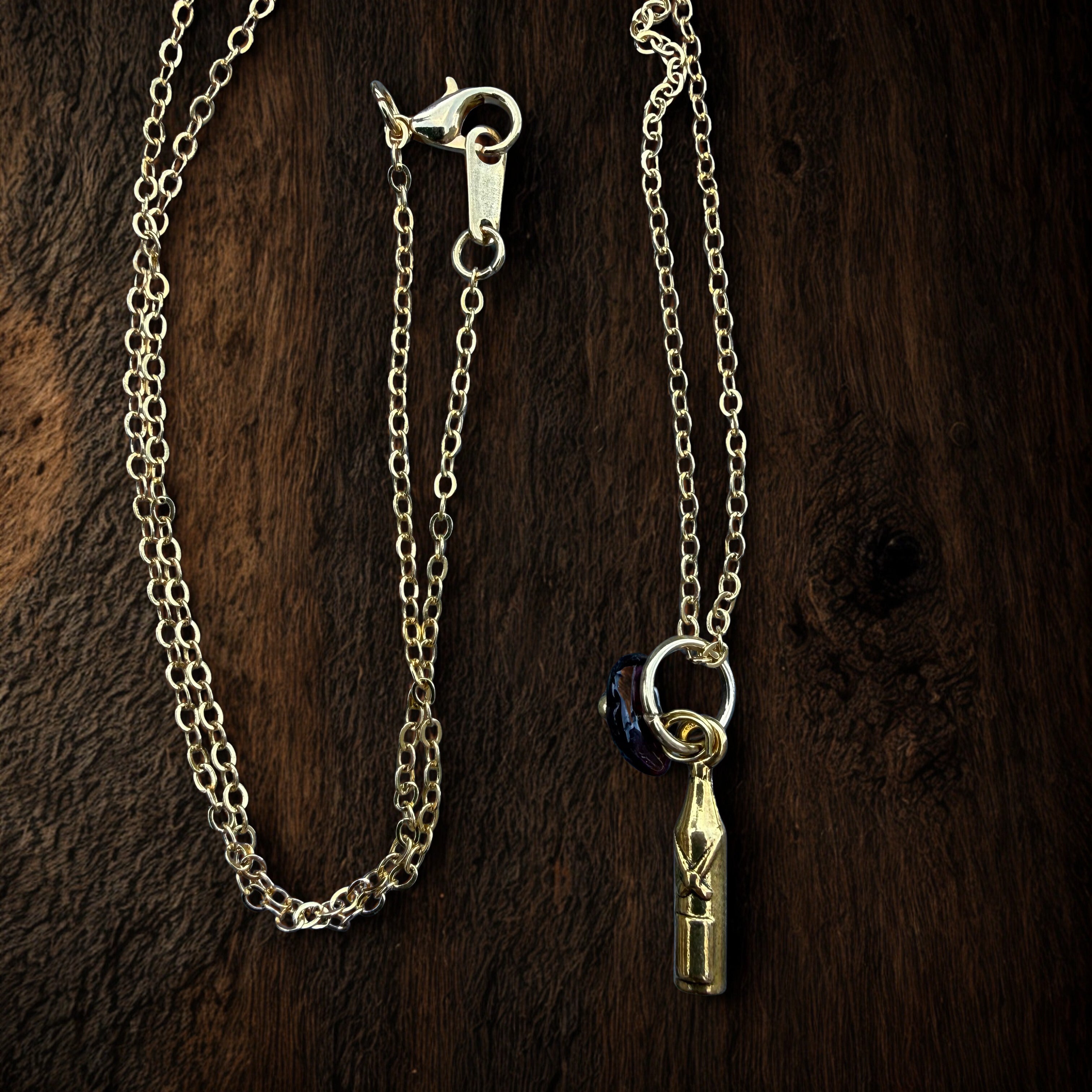 Grounded Intent Gold Pendant Necklace