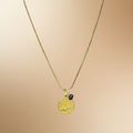 Capricorn Zodiac Necklace — Garnet (January)