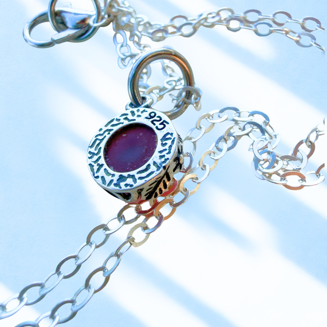 Reclaimed Vintage Silver Pendant Necklace