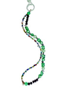 Handmade Beaded Phone Chain Wristlet (tether tab included) | Leaf