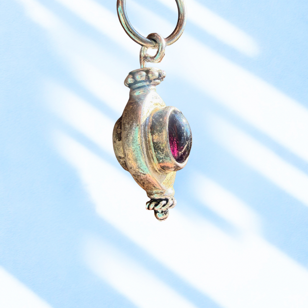 Reclaimed Vintage Silver Pendant Necklace