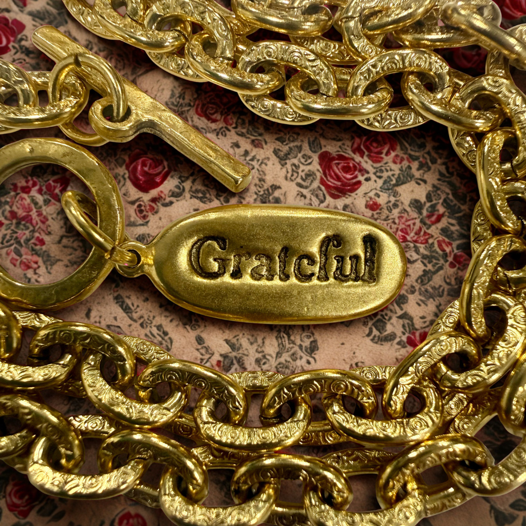 Grateful Toggle Chain Necklace