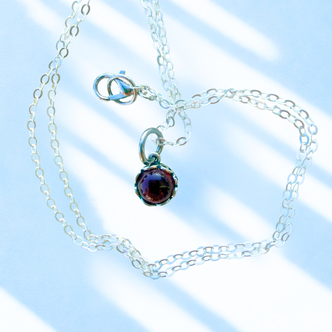 Reclaimed Vintage Silver Pendant Necklace