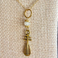 Golden Lute Necklace