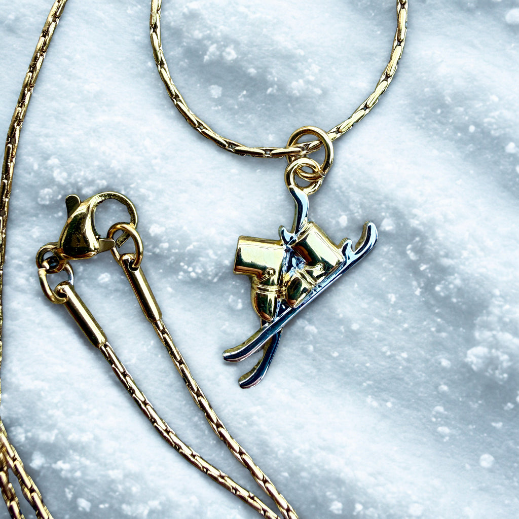 Powder Day Gold Necklace — 

Limited Release