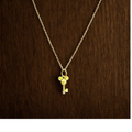 Happiest Key Gold Pendant Necklace