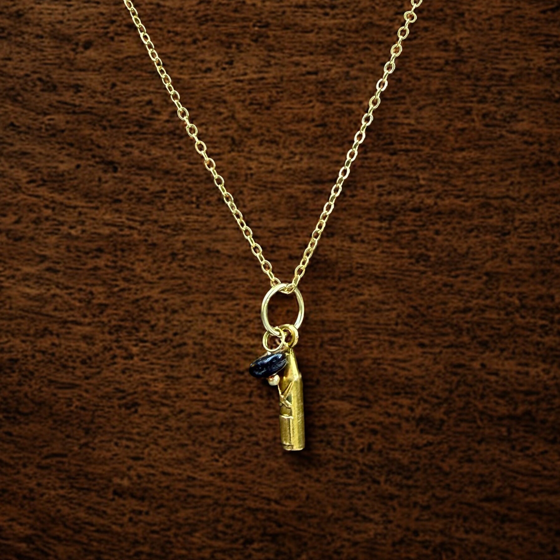 Grounded Intent Gold Pendant Necklace