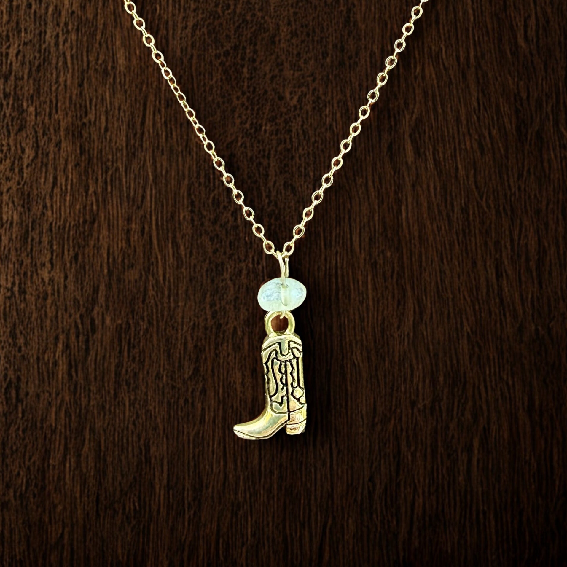 Gone Country Gold Pendant Necklace