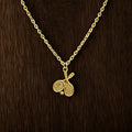 Racquet Lover Gold Pendant Necklace
